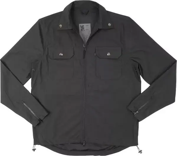 Chrome Chrome Industries Ike Poplin Windshirt Black Muškarci - Jakne Chrome - Crna - AP-266-BK-S - Size: S