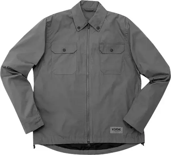 Chrome Chrome Industries Ike Poplin Windshirt Wrench Muškarci - Jakne Chrome - Siva - AP-266-WR-S - Size: S