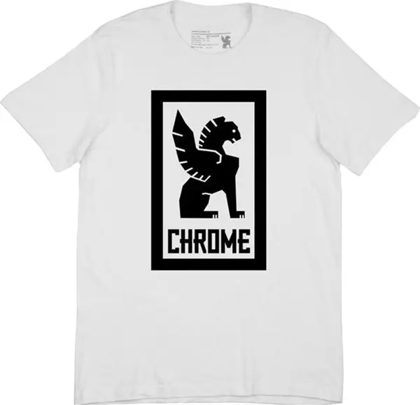 Chrome Chrome Industries Lock Up Tee Muškarci - Majice Chrome - Bijela - AP-177-WT-S - Size: S