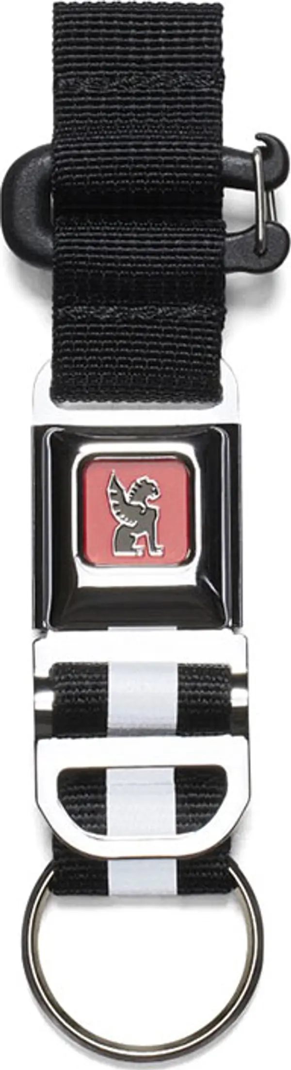 Chrome Chrome Industries Mini Buckle Key Chain Silver Unisex - Privjesak za ključeve Chrome - Crna - AC-249-NONE-NA-NA-One-size - Size: One size