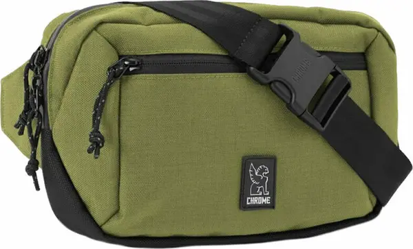 Chrome Chrome Ziptop Waistpack Olive Branch Unisex - Ruksaci i torbe Chrome - Zelena - BG-288-OLBR-One-size - Size: One size