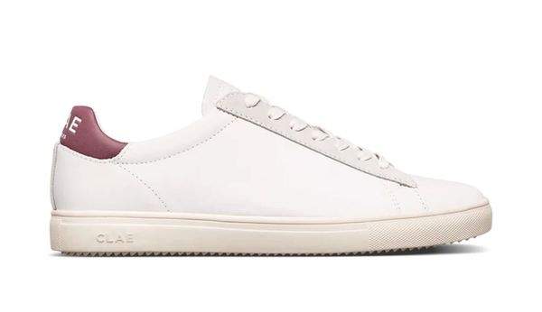 Clae Clae Bradley California White Leather Panama