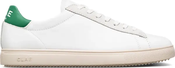 Clae Clae Bradley California White Leather Pine Green Muškarci - Tenisice Clae - Bijela - CL22ABR01-6.5 - Size: 6.5