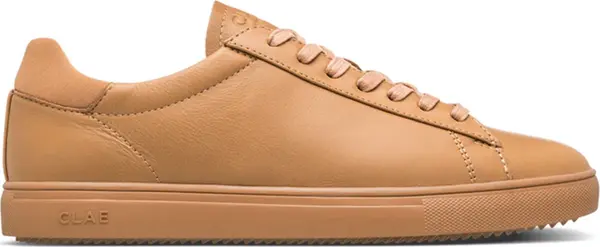 Clae Clae Bradley Camel Brown Leather Muškarci - Tenisice Clae - Smeđa - CL23CBR11-9 - Size: 9