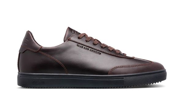 Clae Clae Deane Walrus Brown Leather Black
