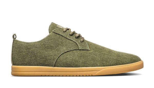 Clae Clae Ellington Textile Olive Washed Canvas