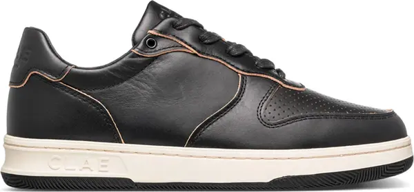 Clae Clae Malone Black Leather Raw Edge Muškarci - Cipele Clae - Crna - CL24AMA03-BRE-8 - Size: 8