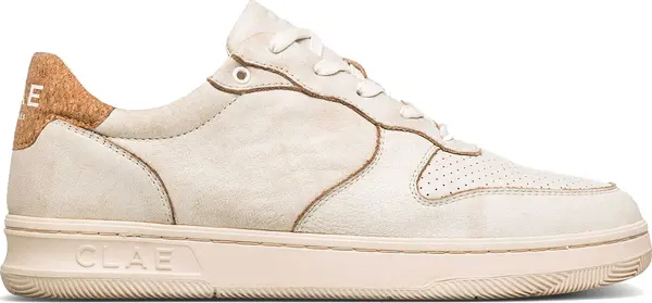 Clae Clae Malone Distressed Leather Cork Muškarci - Cipele Clae - Krem - CL24AMA02-DLC-8.5 - Size: 8.5