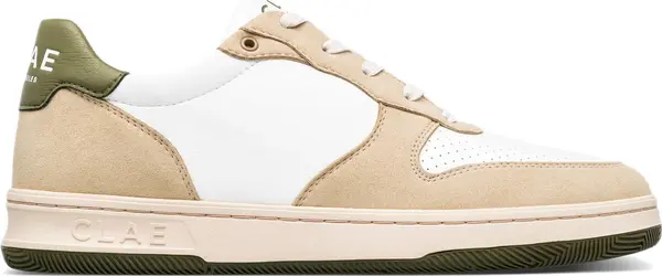 Clae Clae Malone Vegan Vanilla White Olive Muškarci - Cipele Clae - Bijela - CL23AMA05-7.5 - Size: 7.5
