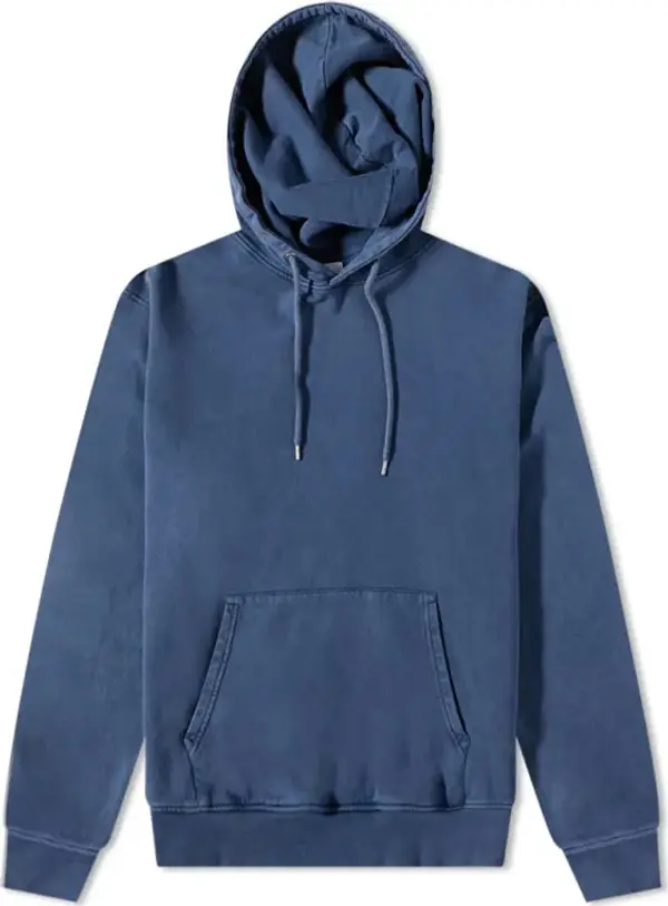 Colorful Standard Colorful Standard Classic Organic Hood Muškarci - Dukserice i džemperi s kapulja Colorful Standard - Plava - CS1006_NB-XS - Size: XS