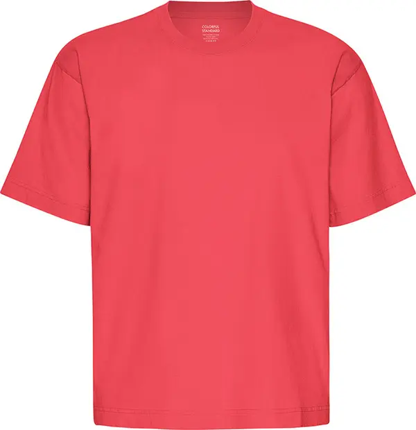 Colorful Standard Colorful Standard Oversized Organic T-Shirt Red Unisex - Majice Colorful Standard - Crvena - CS2056-RT-S - Size: S