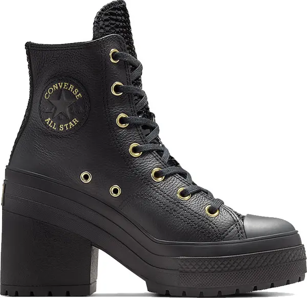 Converse Converse Chuck 70 De Luxe Heel Platform Leather Žene - Tenisice Converse - Crna - A12346C-9 - Size: 9