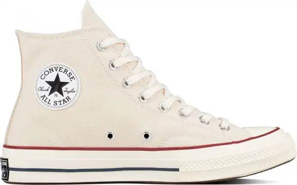 Converse Converse Chuck Taylor All Star 70s Hi Top Parchment/Garnet/Egret Unisex - Tenisice Converse - Bijela - 162053C-11.5 - Size: 11.5
