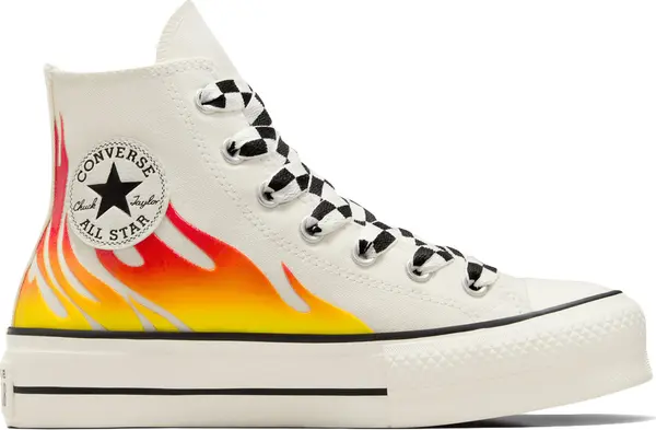 Converse Converse Chuck Taylor All Star Lift Platform Flames Žene - Tenisice Converse - Bijela - A07892C-4.5 - Size: 4.5