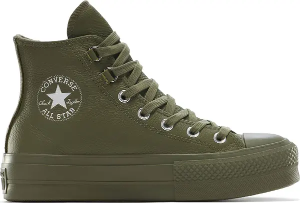 Converse Converse Chuck Taylor All Star Lift Platform Leather Žene - Tenisice Converse - Zelena - A12968C-4 - Size: 4