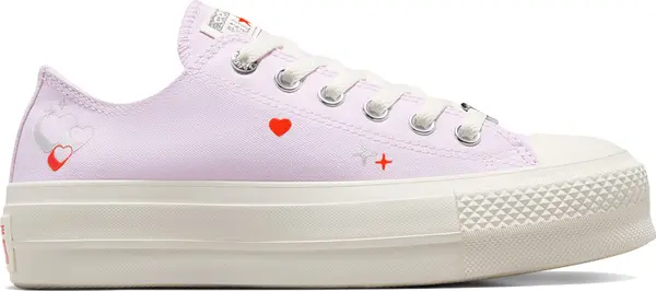 Converse Converse Chuck Taylor All Star Lift Platform Y2K Heart Purple Žene - Tenisice Converse - Ljubičasta - A09115C-4 - Size: 4