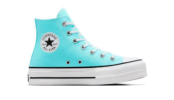 Converse Converse Chuck Taylor All Star Lift Seasonal Colour High Top Triple Cyan