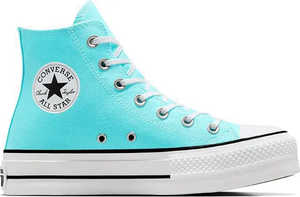 Converse Converse Chuck Taylor All Star Lift Seasonal Colour High Top Triple Cyan Žene - Tenisice Converse - Plava - A07570C-6 - Size: 6