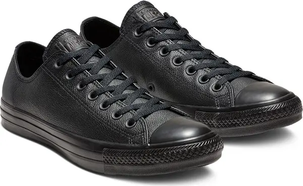 Converse Converse Chuck Taylor All Star Mono Leather Black Unisex - Tenisice Converse - Crna - 135253C-3UK - Size: 3