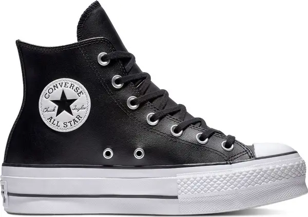 Converse Converse Chuck Taylor All Star Platform Leather High-Top Žene - Tenisice Converse - Crna - 561675C-4 - Size: 4