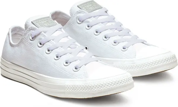 Converse Converse Chuck Taylor All Star White Monochrome Unisex - Tenisice Converse - Bijela - 1U647-8UK - Size: 8