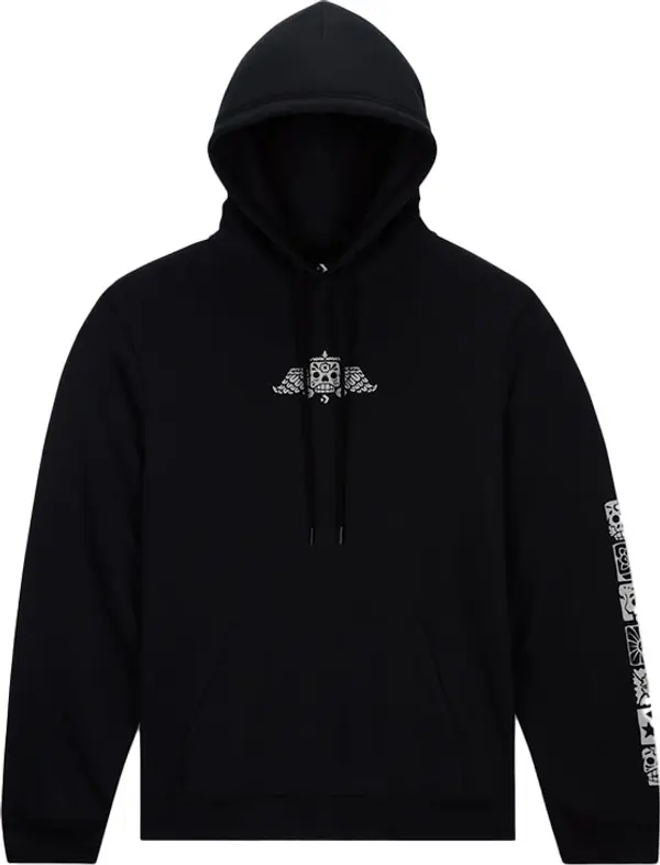 Converse Converse Dotd Graphic Hoodie Muškarci - Dukserice i džemperi s kapulja Converse - Crna - 10026536-A01-M - Size: M
