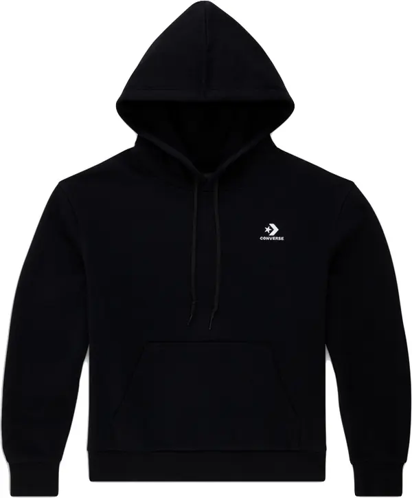 Converse Converse Embroidered Star Chevron Pullover Hoodie Žene - Dukserice i džemperi s kapulja Converse - Crna - 10020872-A01-XS - Size: XS