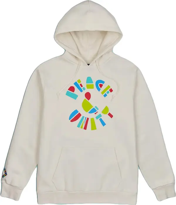 Converse Converse Peace & Unity Recycled Pullover Hoodie Muškarci - Dukserice i džemperi s kapulja Converse - Bijela - 10022298-A02-S - Size: S