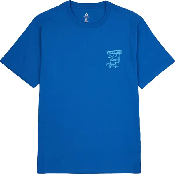 Converse Converse Social Diner Tee Muškarci - Majice Converse - Plava - 10022934-A03-M - Size: M