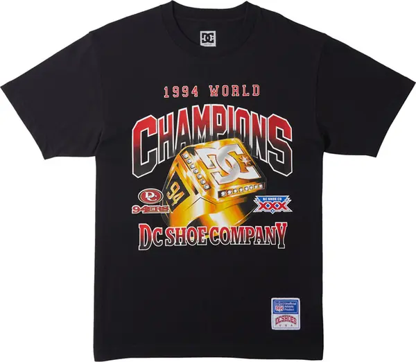 DC Shoes DC Shoes Champion Ring - Short Sleeves T-shirt for Men Muškarci - Majice DC Shoes - Crna - ADYZT05430-KVJ0-L - Size: L