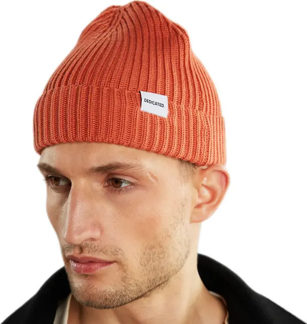 Dedicated Dedicated Beanie Lofoten Terracotta Red Unisex - Glavni pokrivači Dedicated - Narančasta - 19964-One-size - Size: One size