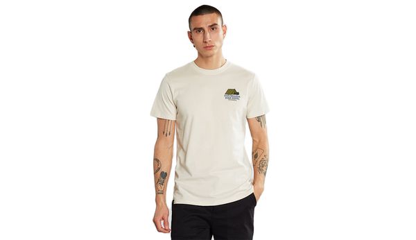 Dedicated Dedicated T-shirt Stockholm Five Billion Oat White