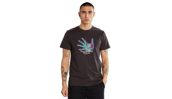 Dedicated Dedicated T-shirt Stockholm Human Kind Charceoal