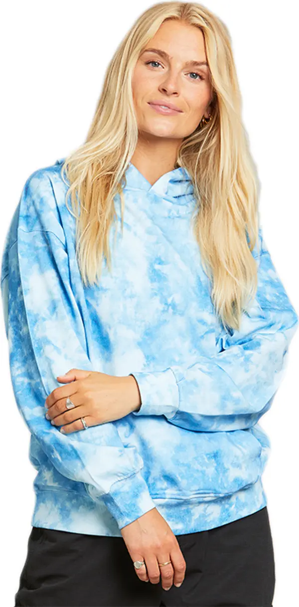Dedicated Dedicated Hoodie Sundborn Tie Dye Blue Žene - Dukserice i džemperi s kapulja Dedicated - Plava - 18264-M - Size: M
