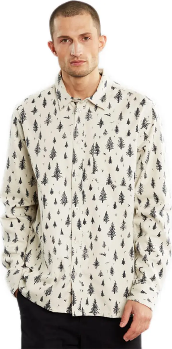 Dedicated Dedicated Shirt Rute Pen Forest Bone Muškarci - košulja Dedicated - Bijela - 20112-M - Size: M