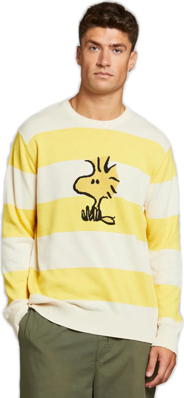 Dedicated Dedicated Sweater Mora Woodstock Stripe Yellow Muškarci - Majice Dedicated - Žuta - 18545-L - Size: L
