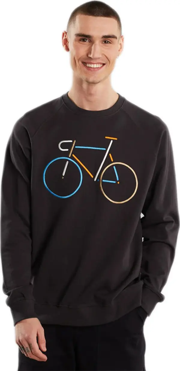 Dedicated Dedicated Sweatshirt Malmoe Color Bike Charcoal Muškarci - Dukserice i džemperi s kapulja Dedicated - Siva - 18821-M - Size: M