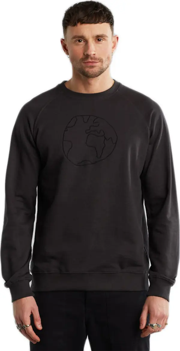 Dedicated Dedicated Sweatshirt Malmoe Globe Charcoal Muškarci - Majice Dedicated - Zelena - 18822-S - Size: S