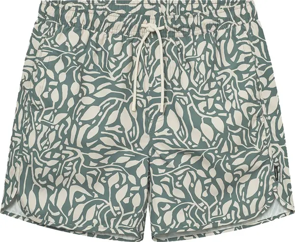 Dedicated Dedicated Swim Shorts Sandhamn Leaf Mosaic Leaf Green Muškarci - Kratke hlače Dedicated - Zelena - 22543-L - Size: L