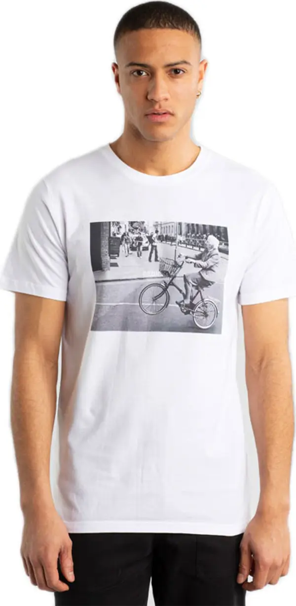 Dedicated Dedicated T-shirt Stockholm Bike Wheelie Muškarci - Majice Dedicated - Bijela - 18014-S - Size: S