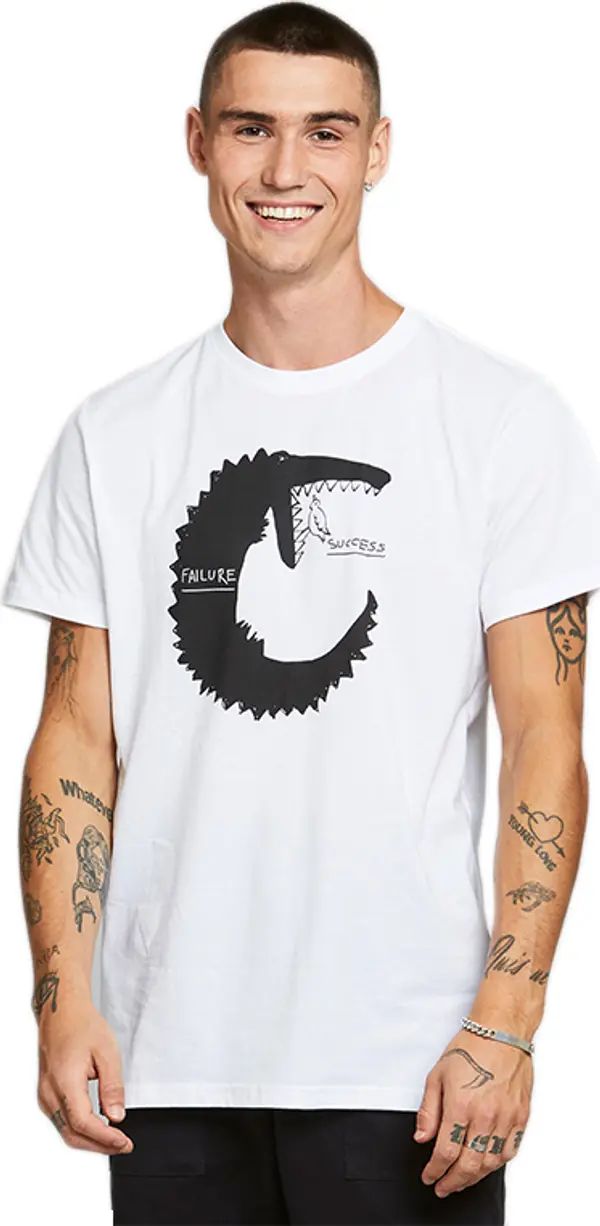 Dedicated Dedicated T-shirt Stockholm Failure Success White Muškarci - Majice Dedicated - Bijela - 18291-S - Size: S