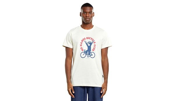 Dedicated Dedicated T-shirt Stockholm No Hands Oat White