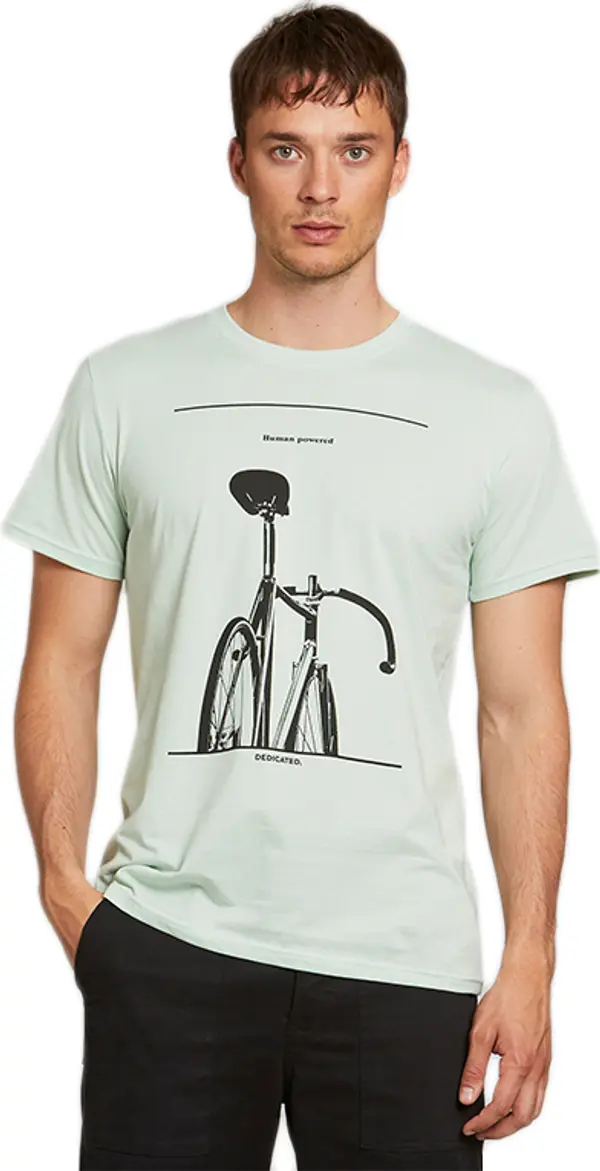 Dedicated Dedicated T-shirt Stockholm Simplicity Bike Mint Muškarci - Majice Dedicated - Zelena - 18282-XL - Size: XL
