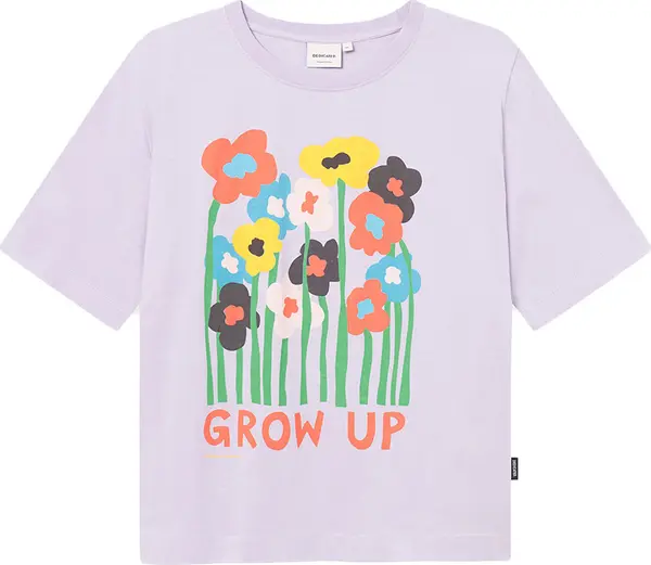 Dedicated Dedicated T-shirt Vadstena Grow Up Thistle Purple Žene - Majice Dedicated - Ljubičasta - 22839-S - Size: S