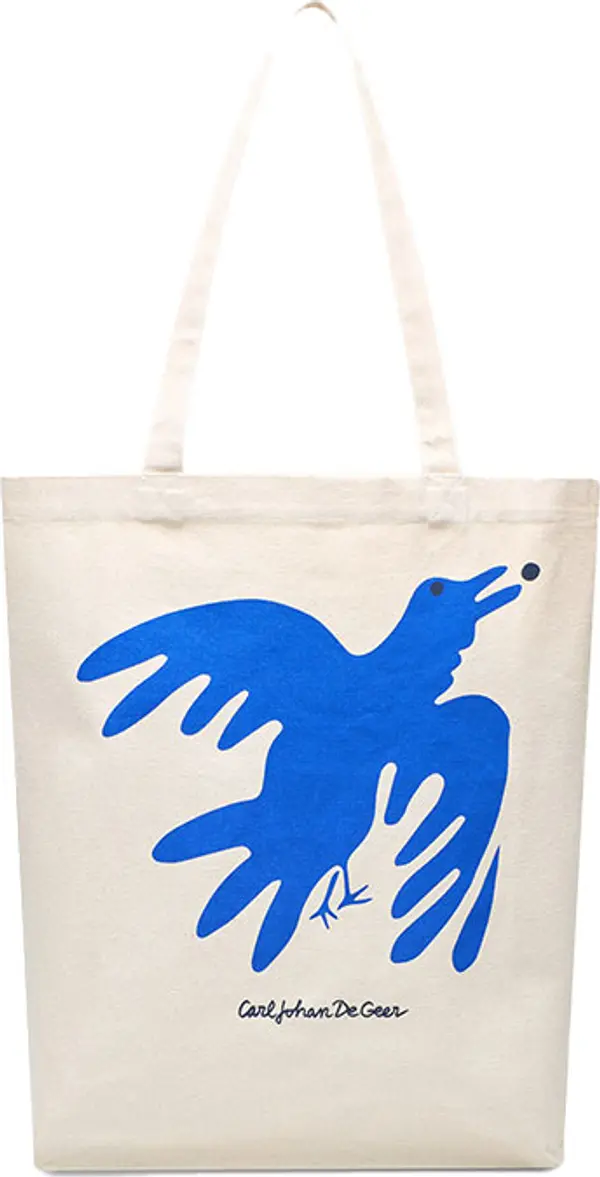 Dedicated Dedicated Tote Bag Torekov The Phoenix Bird Off-White Unisex - Ruksaci i torbe Dedicated - Bezbojan - 22879-One-size - Size: One size