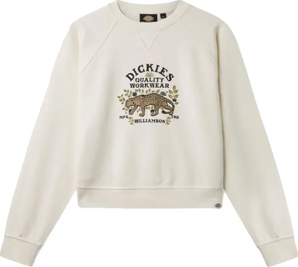 Dickies Dickies Fort Lewis Crew Neck Sweatshirt Žene - Dukserice i džemperi s kapulja Dickies - Bijela - DK0A4XMIECR-S - Size: S