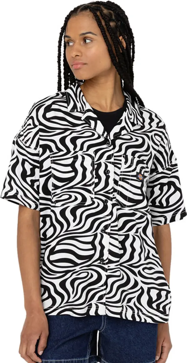 Dickies Dickies Leesburg Shirt W Cloud Zebra Žene - košulja Dickies - Roza - DK0A4Y7TF31-M - Size: M