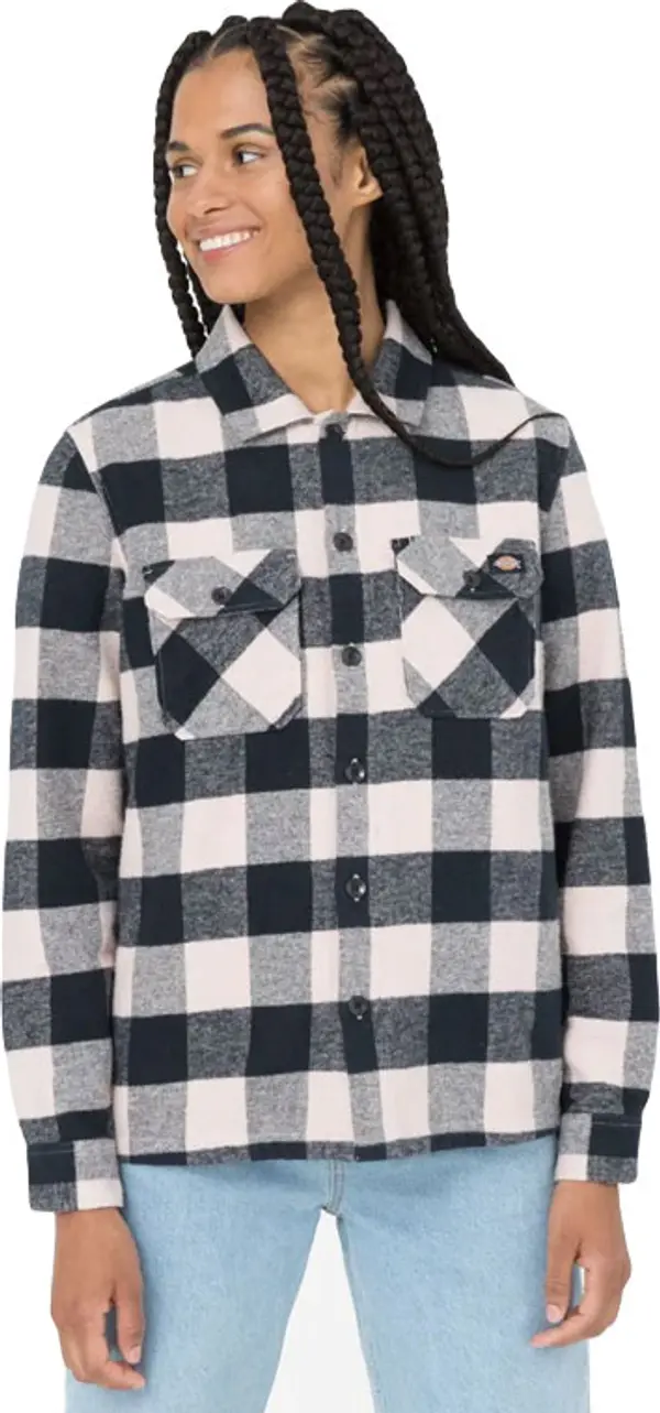 Dickies Dickies Sacramento Shirt Wmn Light Pink Žene - košulja Dickies - Roza - DK0A4XI2C50-L - Size: L