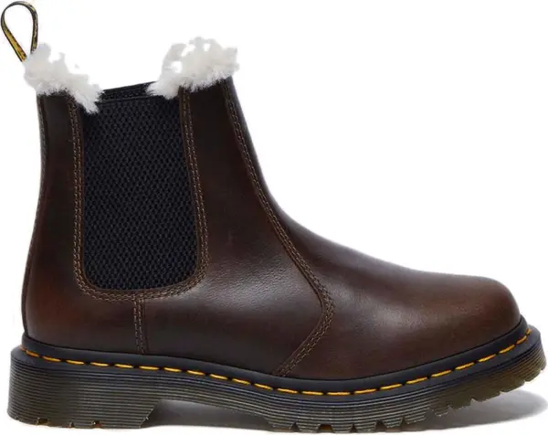 Dr. Martens Dr. Martens 2976 Faux Fur Lined Chelsea Boots Žene - Cipele Dr. Martens - Smeđa - DM32016777-6.5 - Size: 6.5