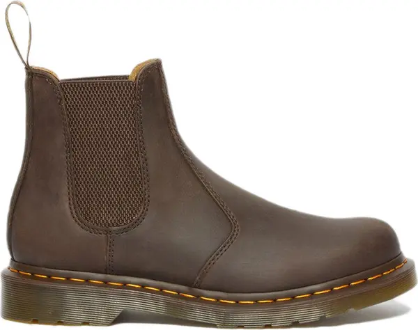 Dr. Martens Dr. Martens 2976 Yellow Stich Leather Chelsea Boots Unisex - Cipele Dr. Martens - Smeđa - DM27486201-8 - Size: 8